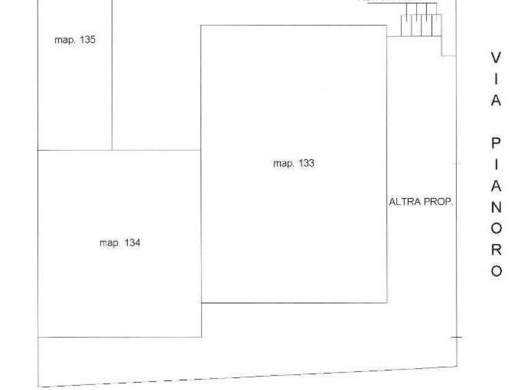 PLAN POSTO AUTO VIA PIANORO