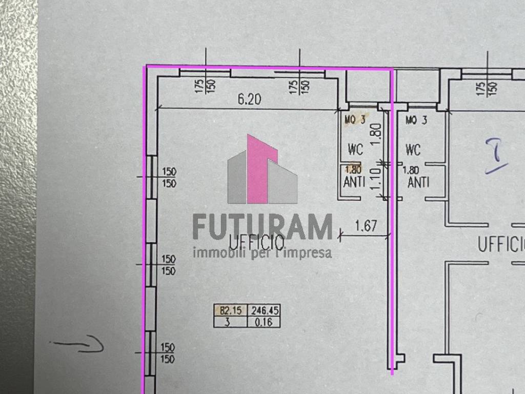 AFFITTASI UFFICIO 87MQ A SARCEDO