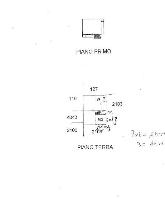 Planimetria posto auto