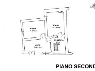 Planimetria piano secondo