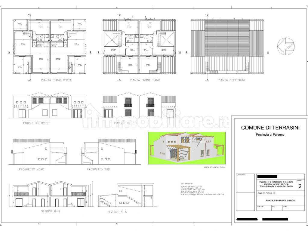 progetto realizzazione villette bifamiliari