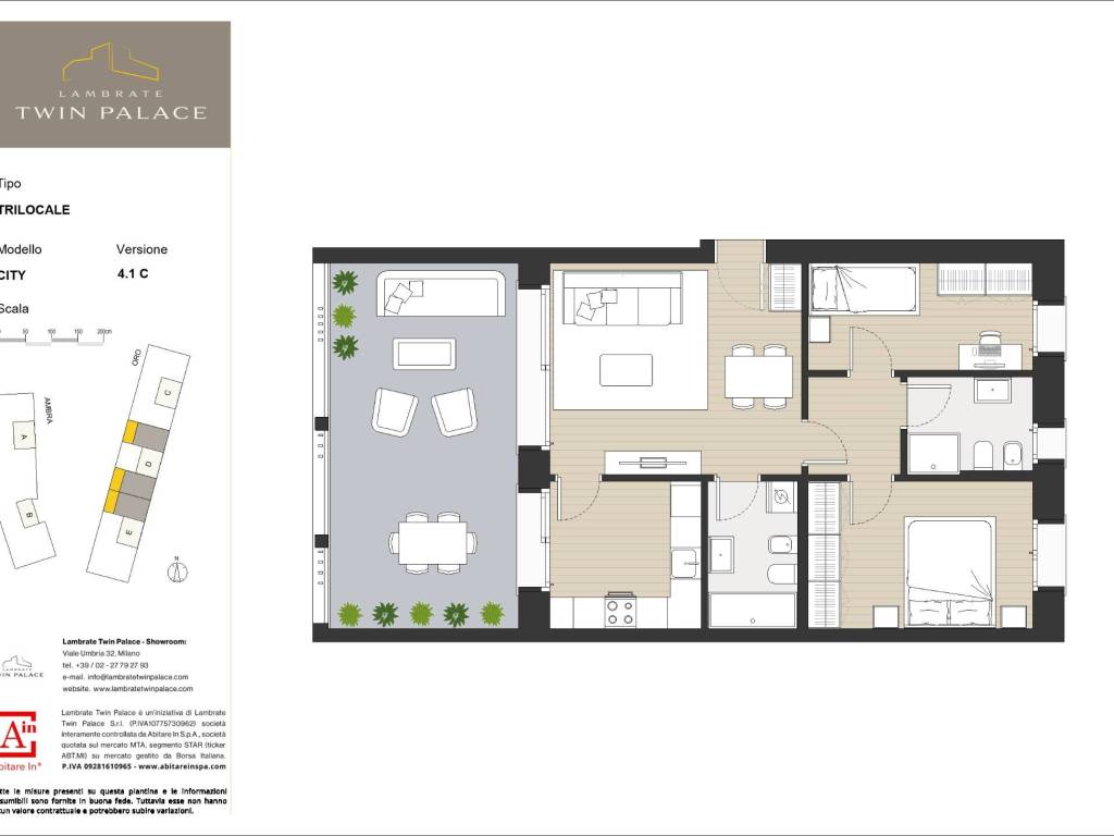 TRILOCALE CITY 4.1C