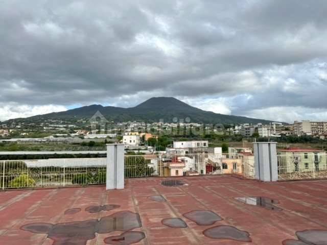 vista Vesuvio dal lastrico solare