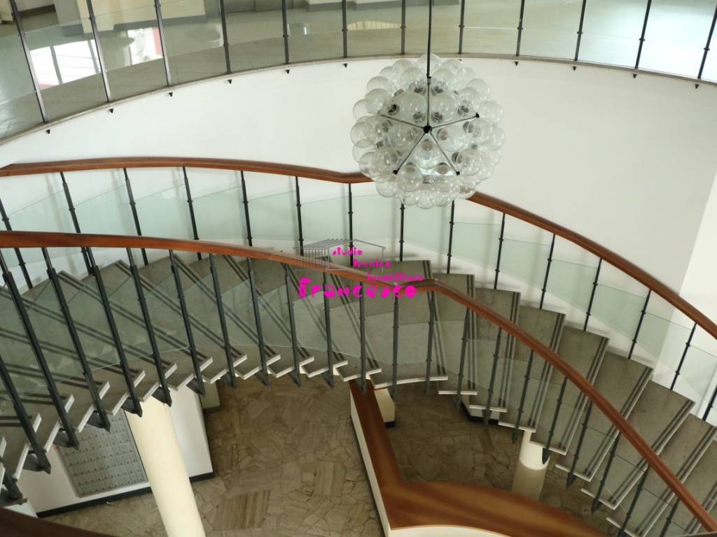 Particolare dello sviluppo delle scale