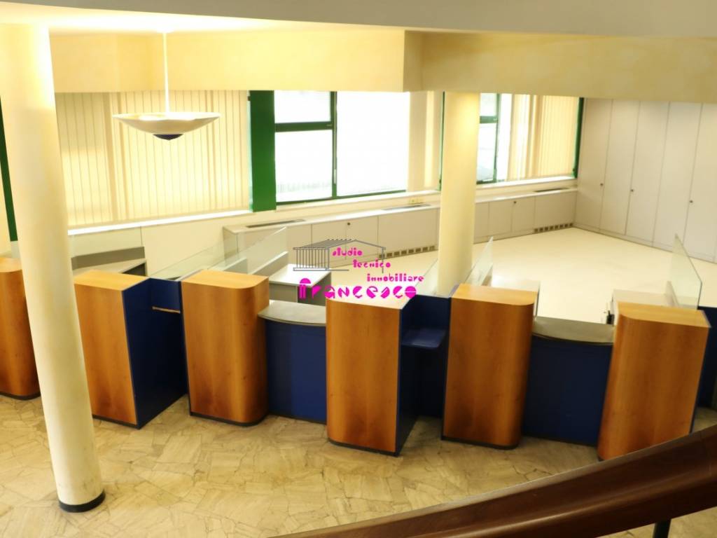 Veduta delle attuali postazioni di lavoro