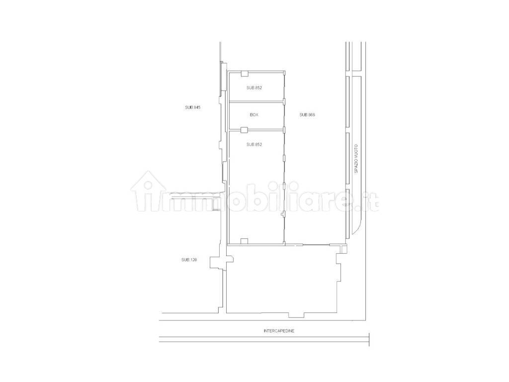 Planimetria Box auto Doppio