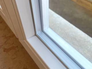 Particolare serramenti esterni PVC doppi vetri