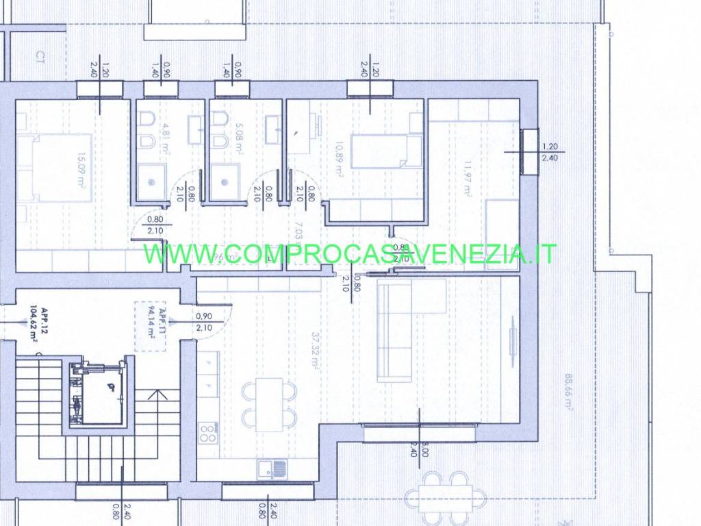 trivignano attico plani comprocasa