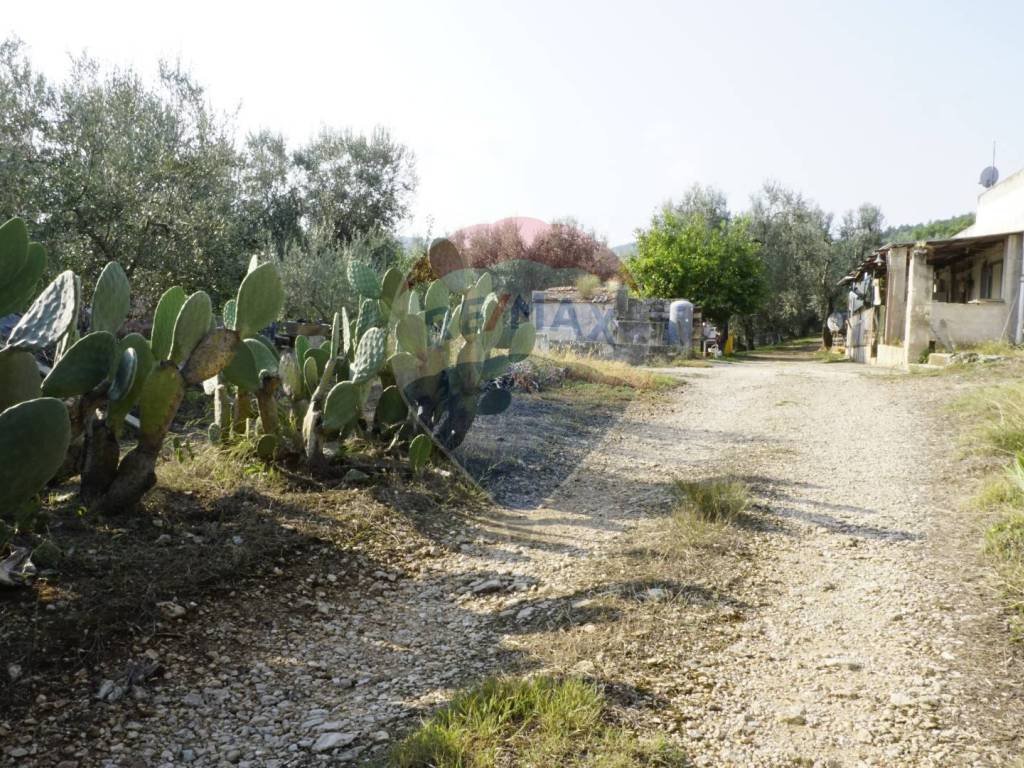 strada che conduce alla proprietà