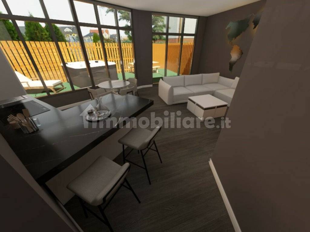 Ampio quadrilocale con terrazza e giardino privato in stato al grezzo  - Foto 4