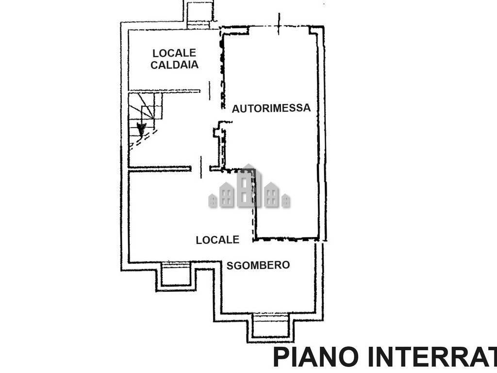 Planimetria piano interrato