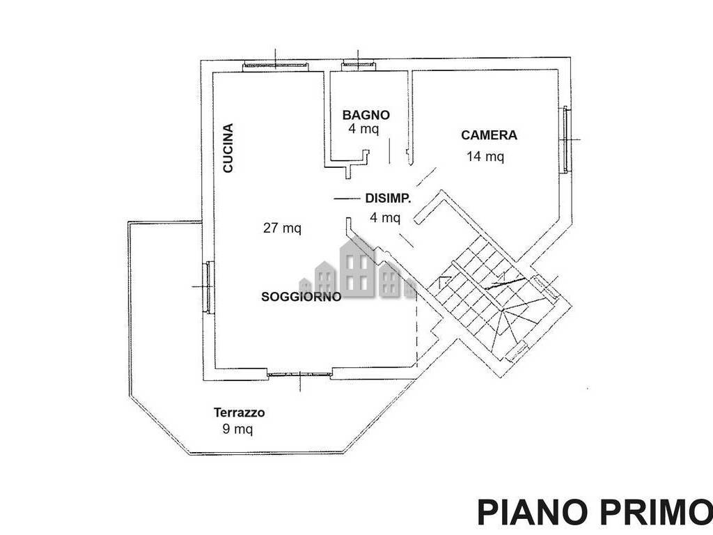 Planimetria piano primo