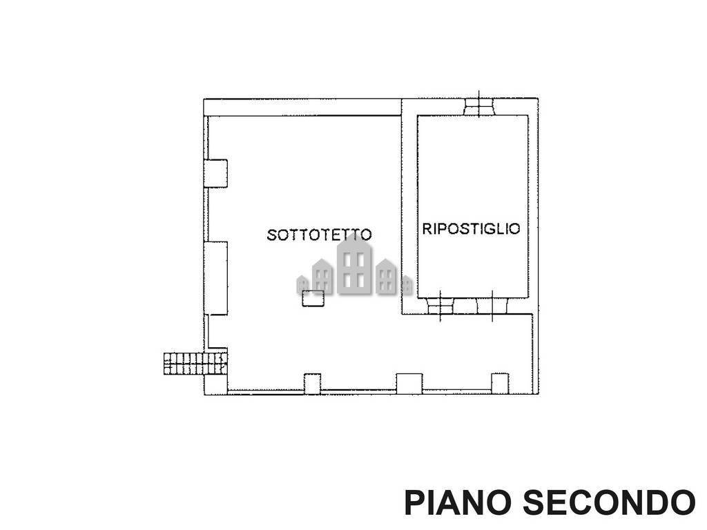 Planimetria piano secondo