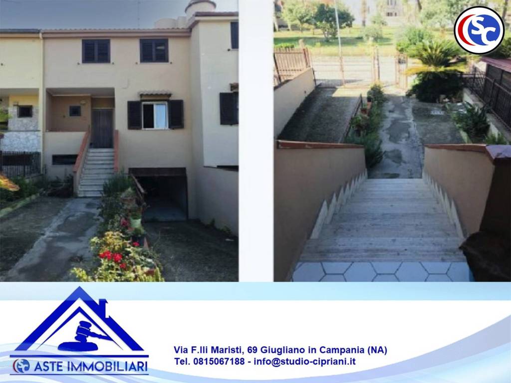 Asta per villetta a schiera, via Cuneo 21 Mondragone, rif. 107560725 -  Immobiliare.it