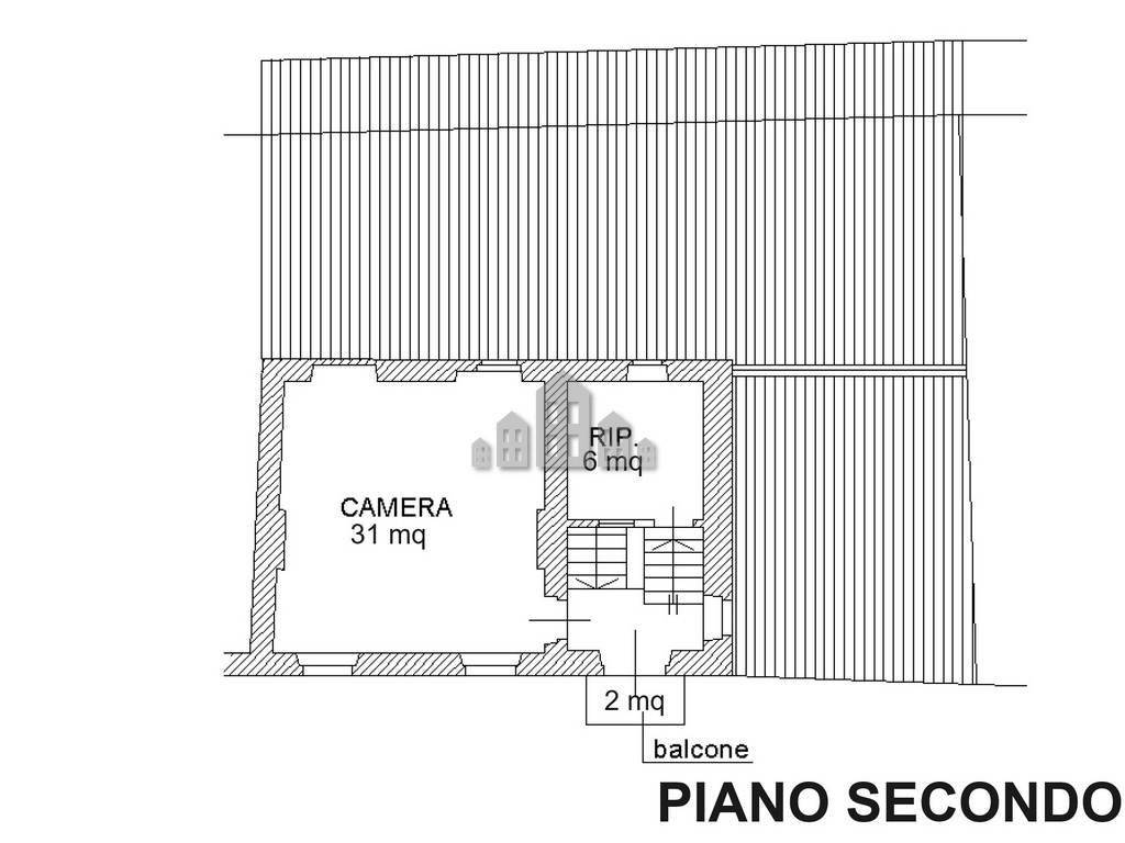 Planimetria piano secondo