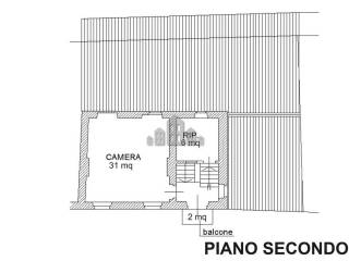 Planimetria piano secondo