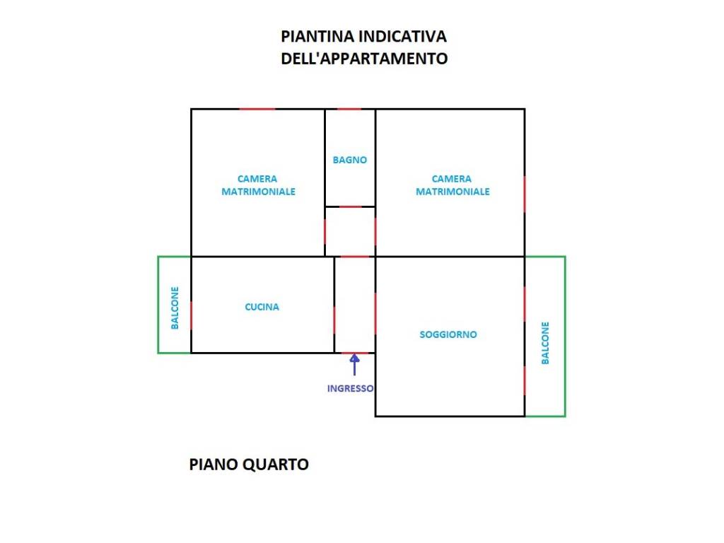 Pianta indicativa