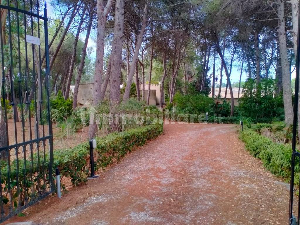 Ingresso della villa