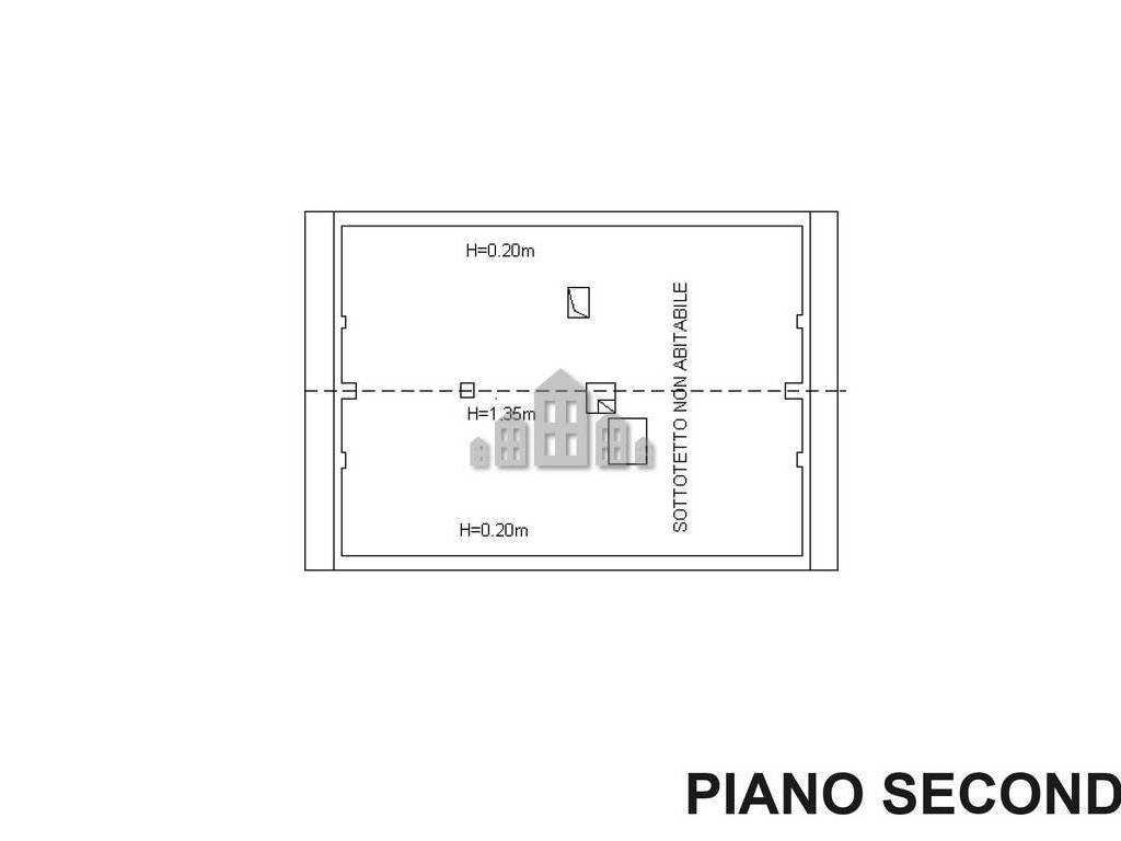 Planimetria piano secondo