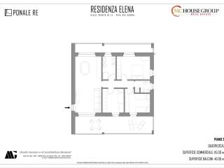 Planimetria di progetto - Quadrilocale