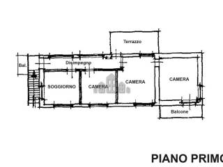 Planimetria piano primo