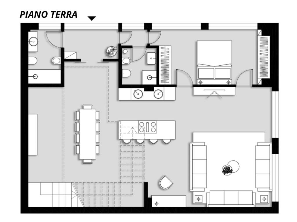 Planimetria progetto piano terra