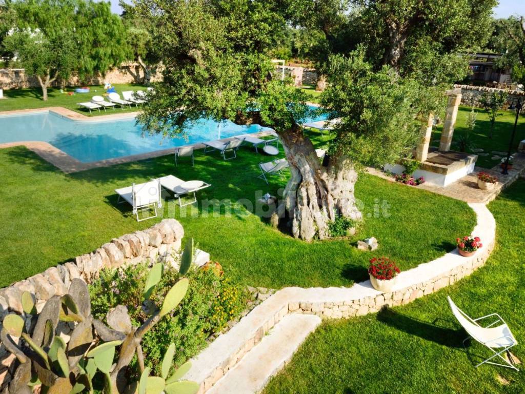 Luxury trulli with pool