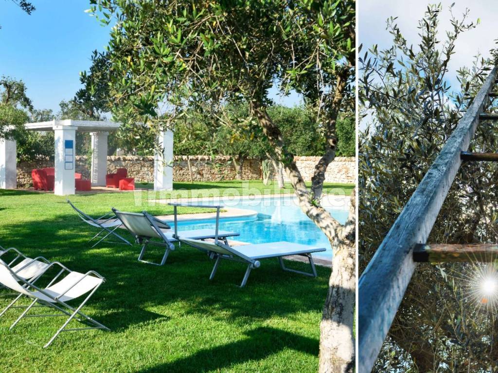 Luxury trulli with pool