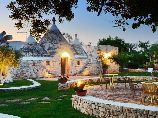 Luxury trulli with pool