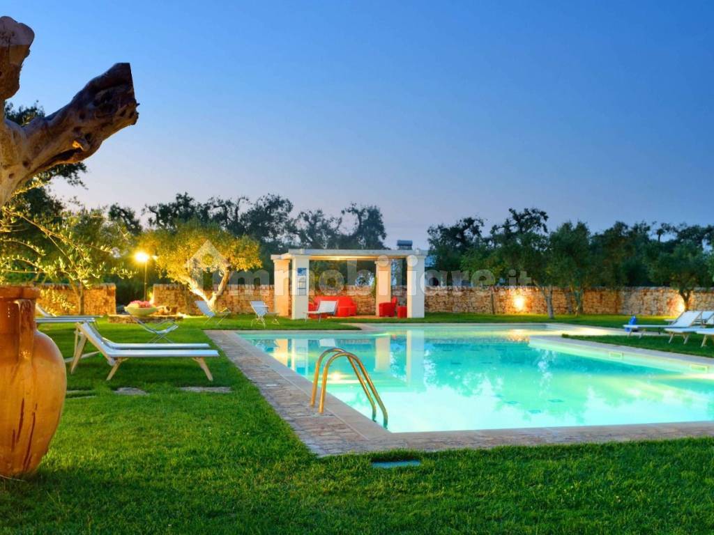 Luxury trulli with pool