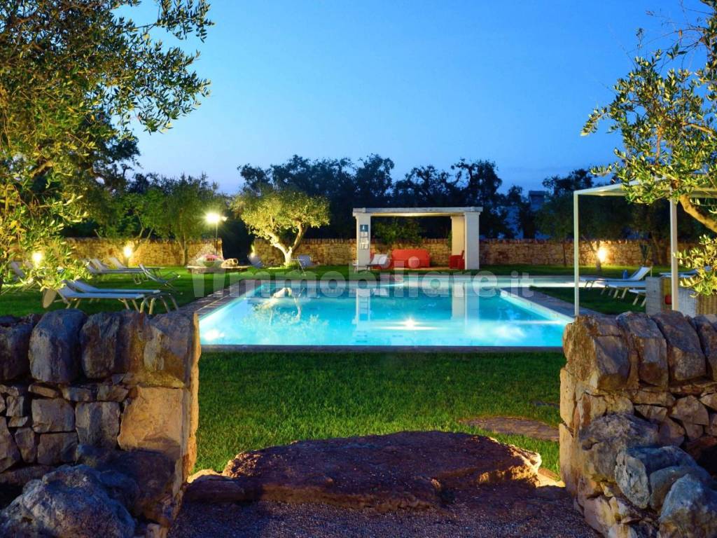 Luxury trulli with pool