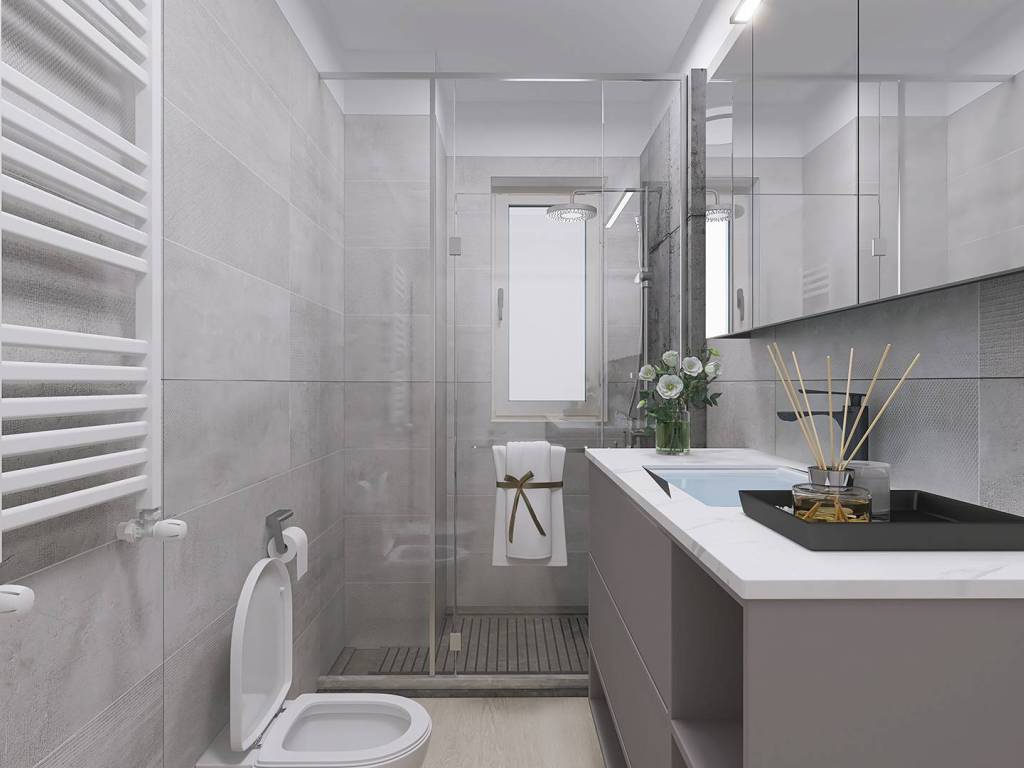 render bagno monolocale