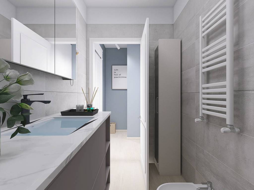 render bagno monolocale