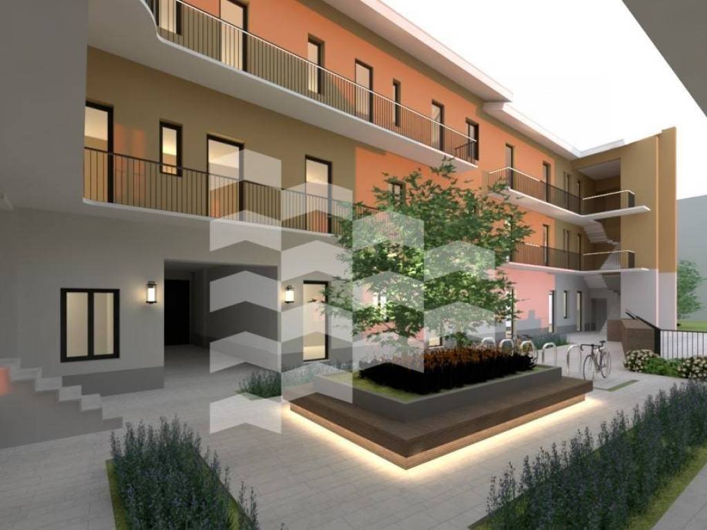 Render stabile_cortile interno