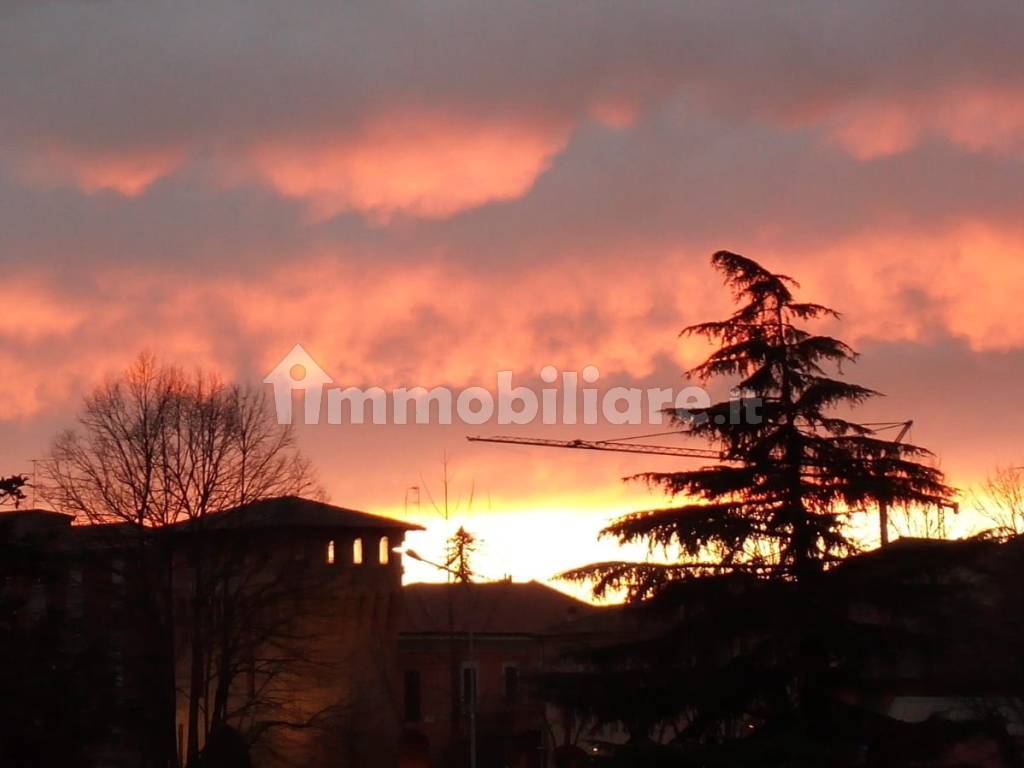 tramonto su Porta Pieve