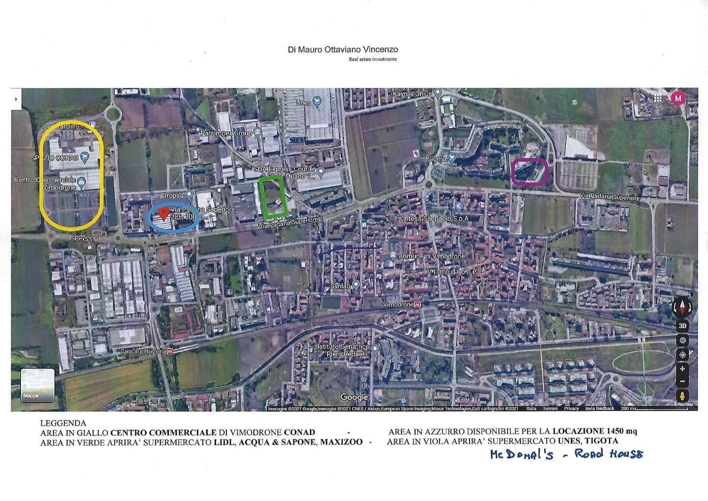 Locale commerciale via Padana Superiore 288, Vimodrone, Rif. 108009539 -  Immobiliare.it