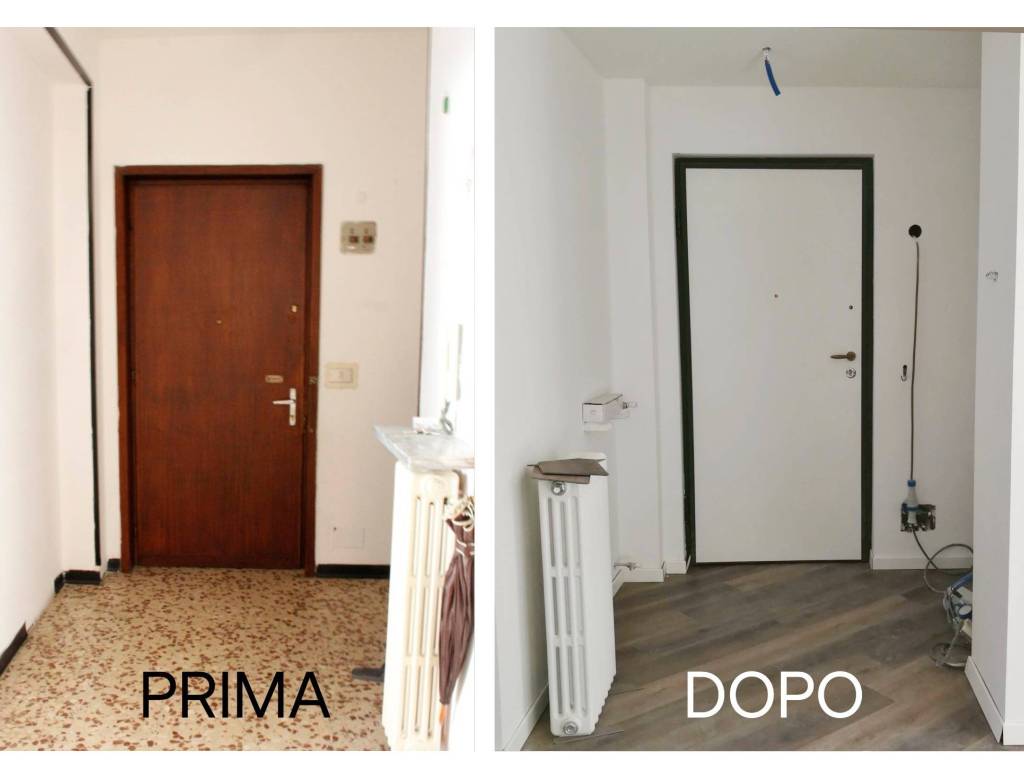 prima e dopo ingresso