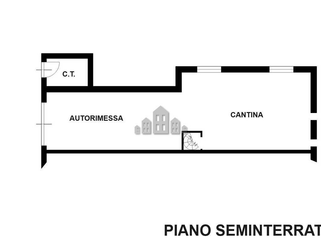 Planimetria piano seminterrato