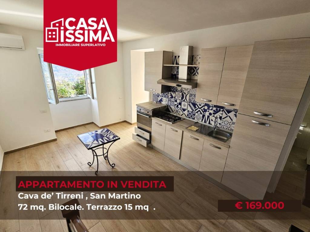 Vendita Appartamento Cava de' Tirreni. Bilocale in via San Martino. Ottimo  stato, piano terra, con terrazza, rif. 108143195