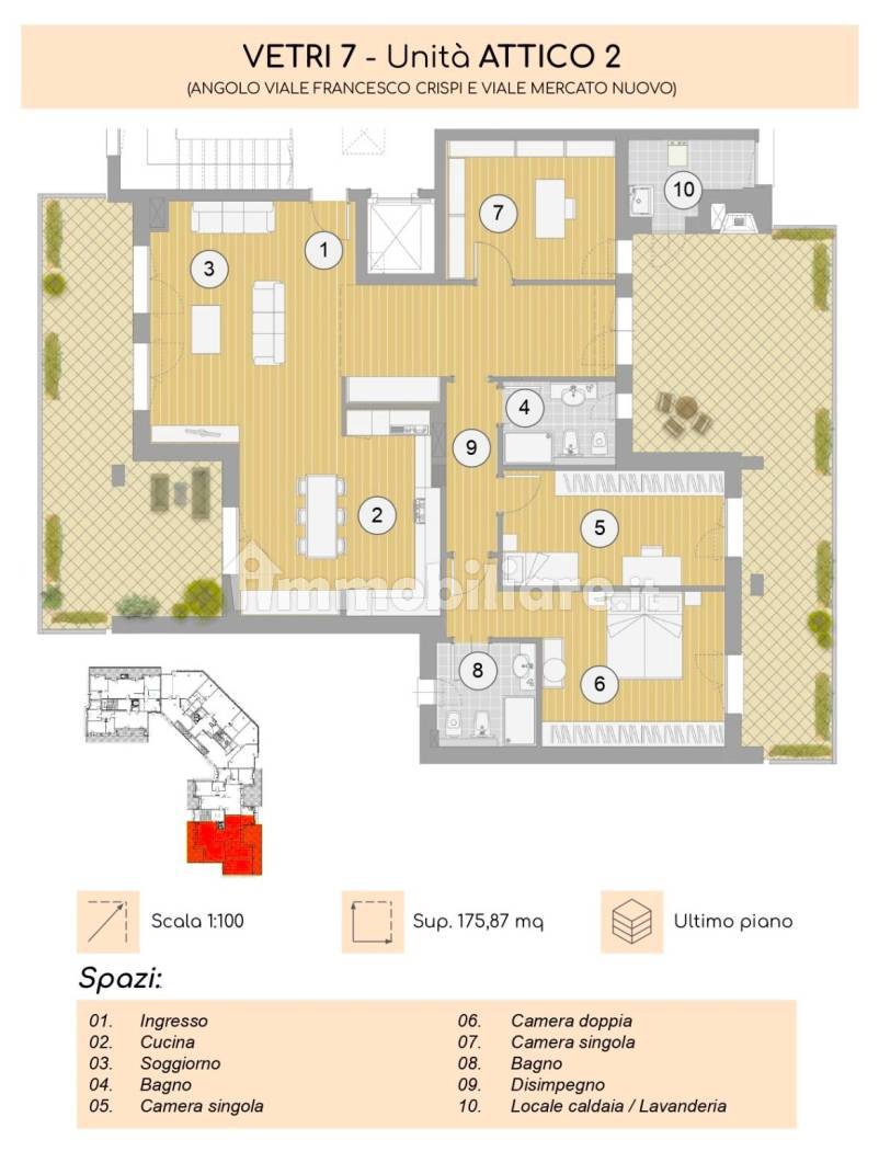 Attico - Mansarda in vendita a Vicenza