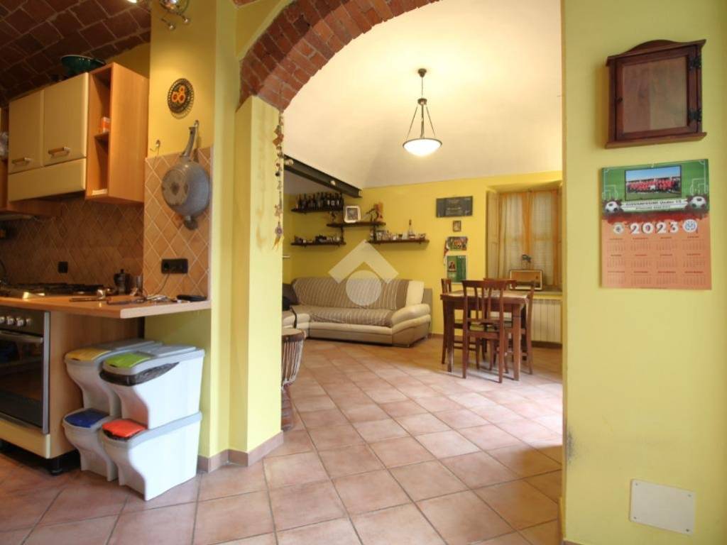 cucina vista sala