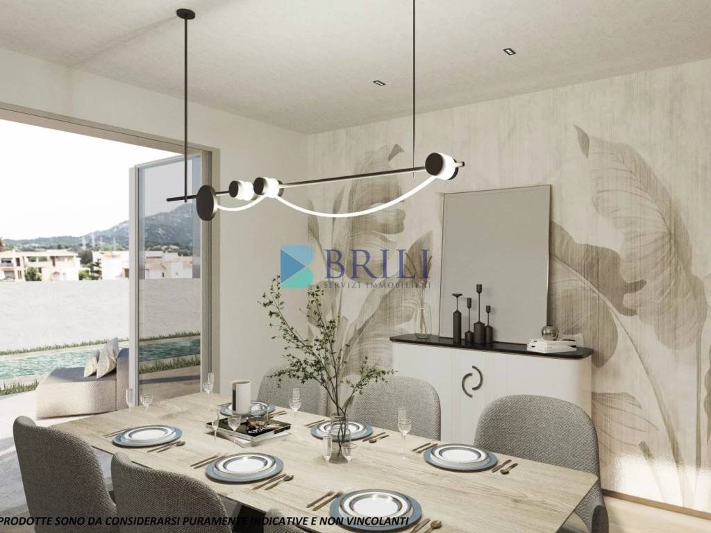 RENDER ZONA PRANZO VILLA