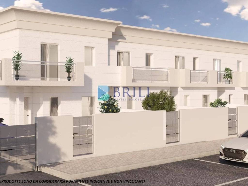 RENDER FACCIATA VILLE A SCHIERA