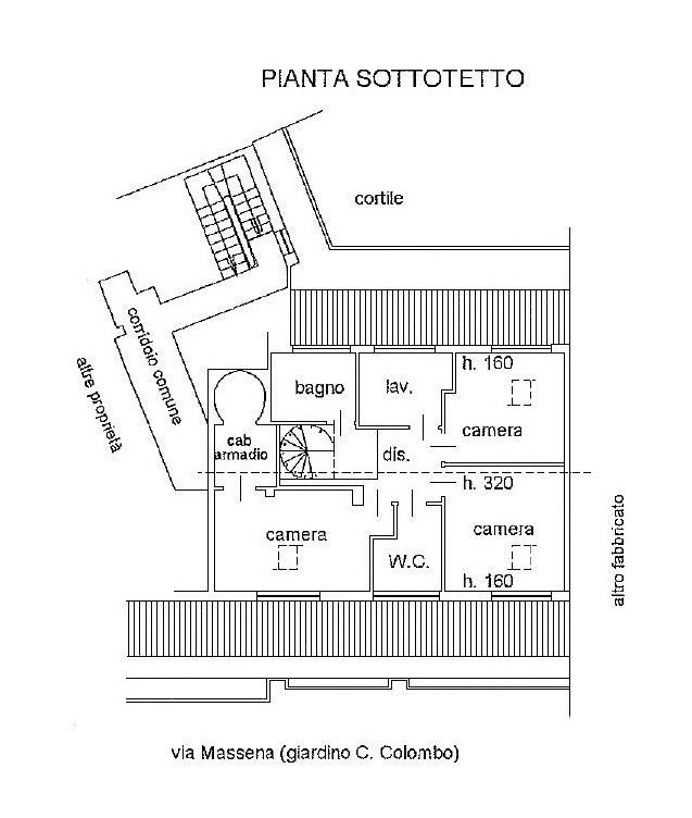 Piano 7° mansardato