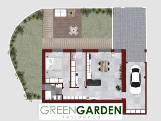 appartamento giardino