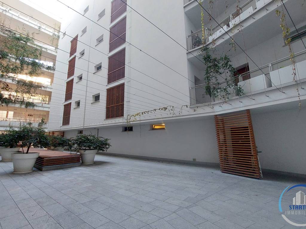 Cortile condominiale