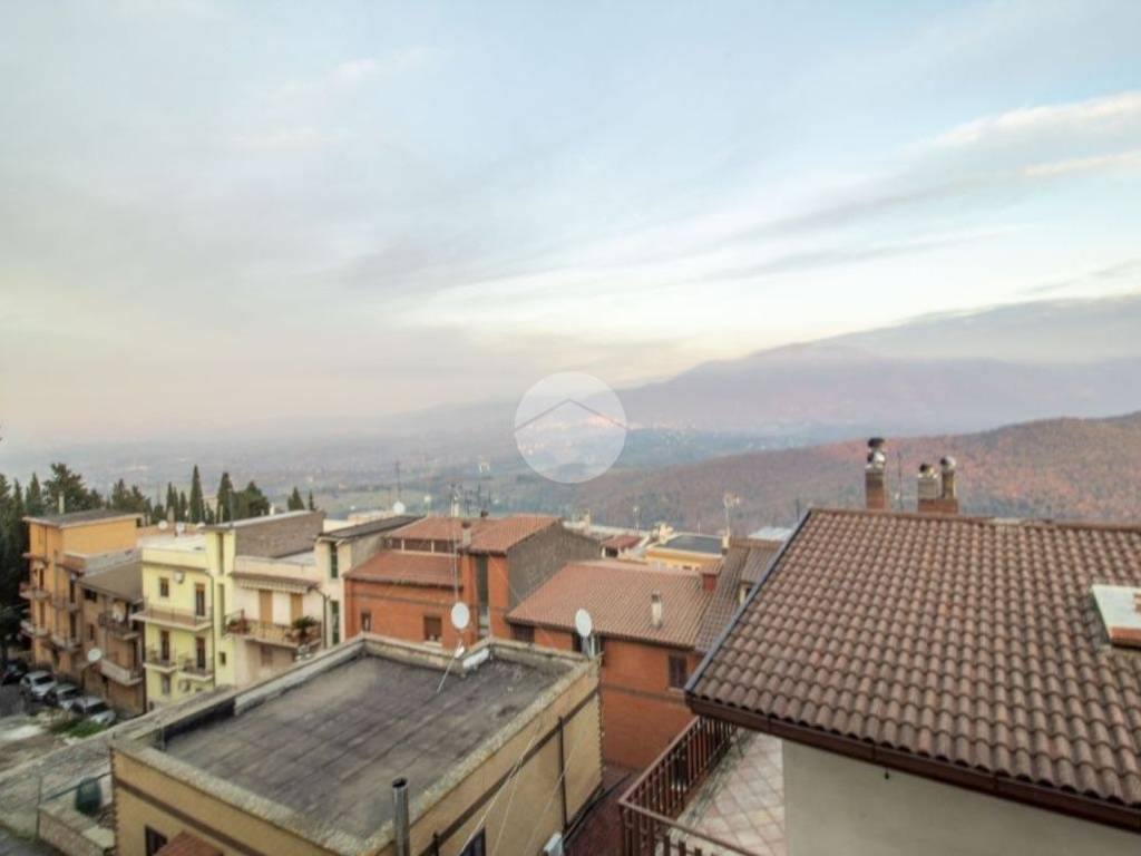 vista dal balcone della camera