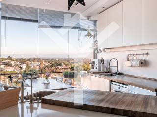 cucina e veduta panoramica