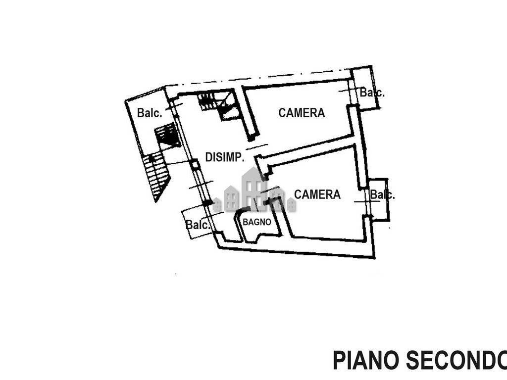 Planimetria secondo piano