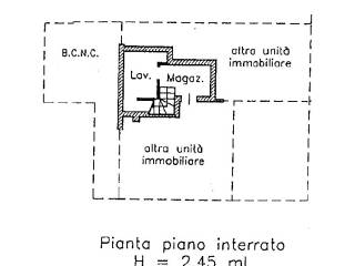 plan piano interrato